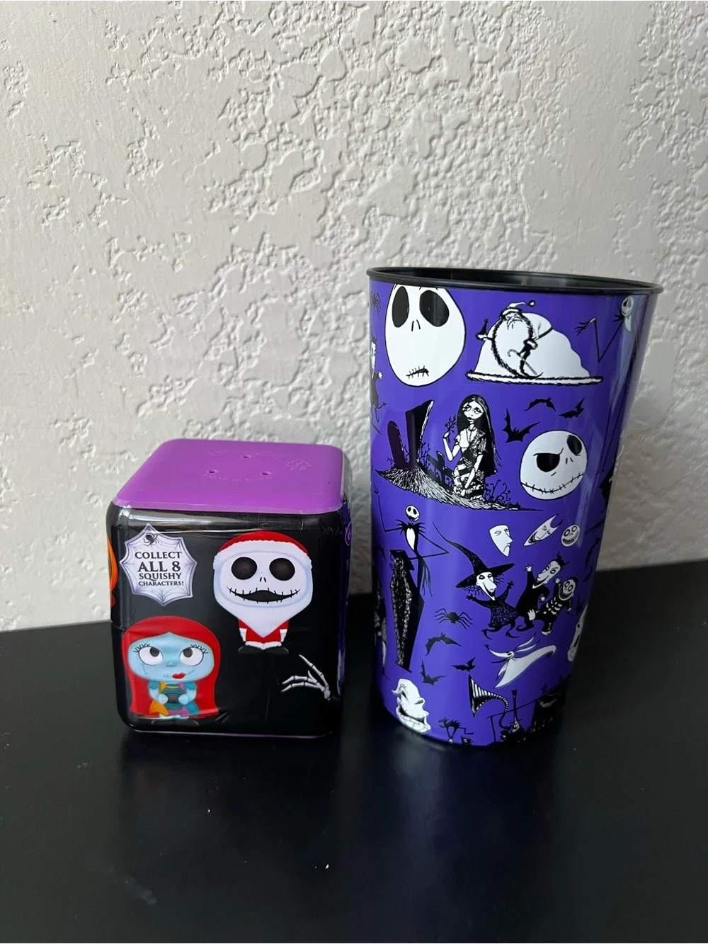 Disney Nightmare Before Christmas Squish'Ums Halloween Town Blind Box and Cup